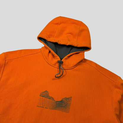 Salomon 2004 4D Web Graphic Technical Toggle Hoodie - L | Default Title, Orange