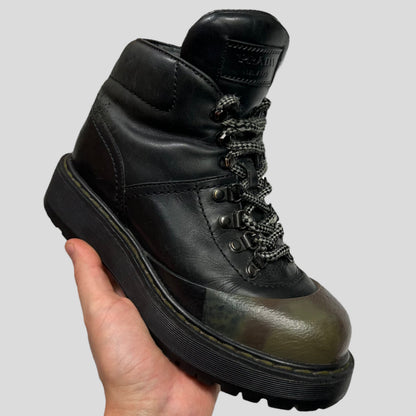 Prada Milano Leather Combat Boots - UK4.5/5 | O/S, Camo