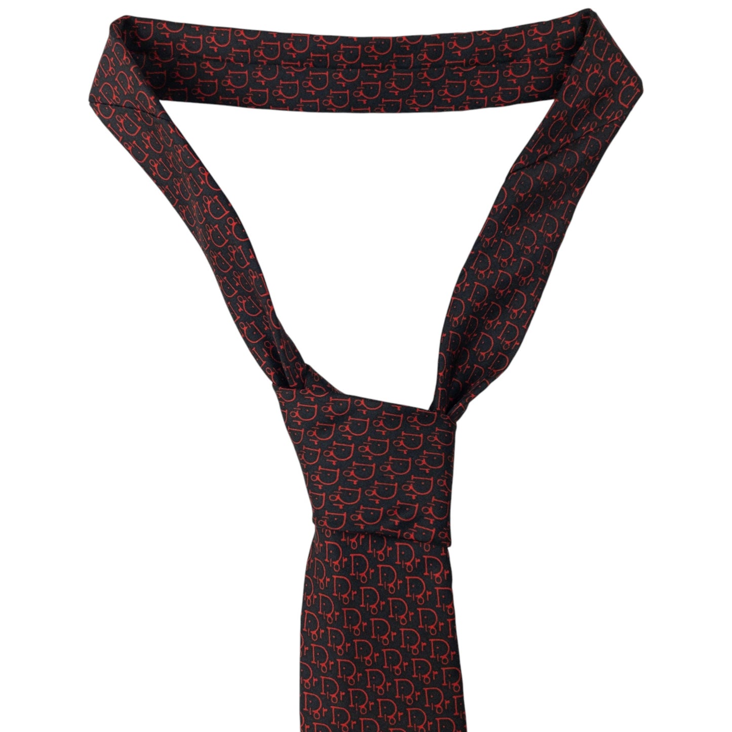 Vintage Dior Monogram Silk Tie