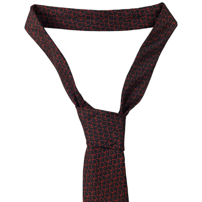 Vintage Dior Monogram Silk Tie