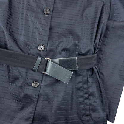 Vintage 2000s Prada Monogram Belt Waist Jacket Size XL | XL, Multicoloured