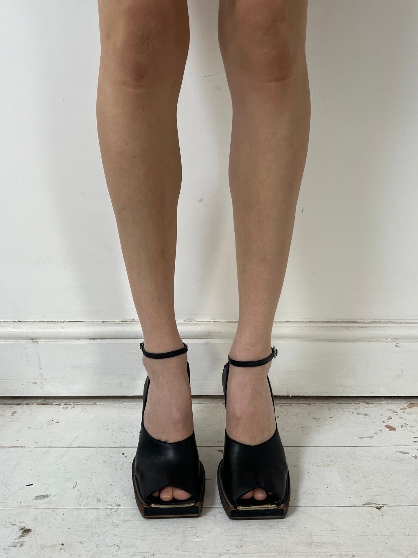 RICK OWENS HEELS (EU 39, FITS LIKE EU 38) | DEFAULT TITLE, Black