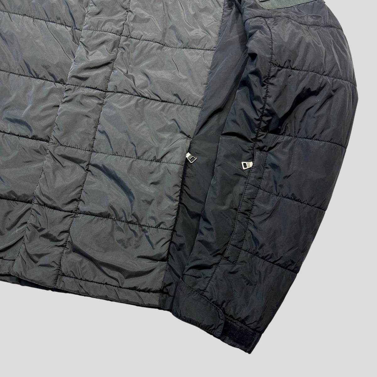 Prada Sport 2009 Nylon Panelled Technical Puffer Jacket - IT54 (L) | Grey