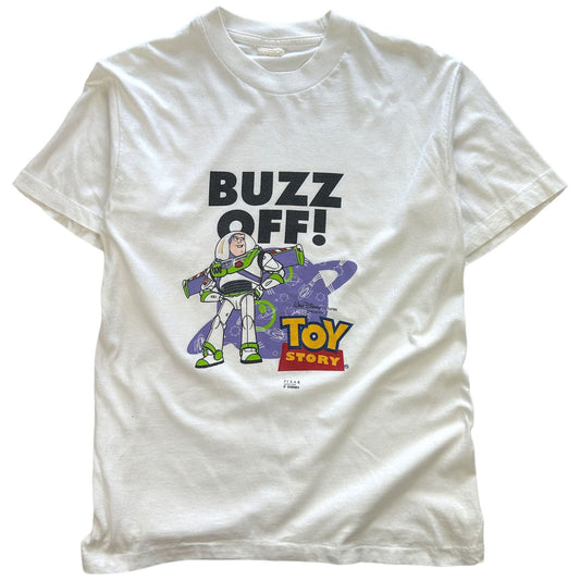 Vintage Buzz Lightyear Toy Story Baby Doll T Shirt Woman's Size S
