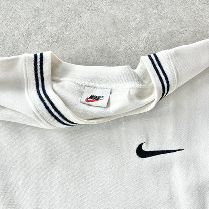 Nike 1990s heavyweight embroidered sweatshirt (S)