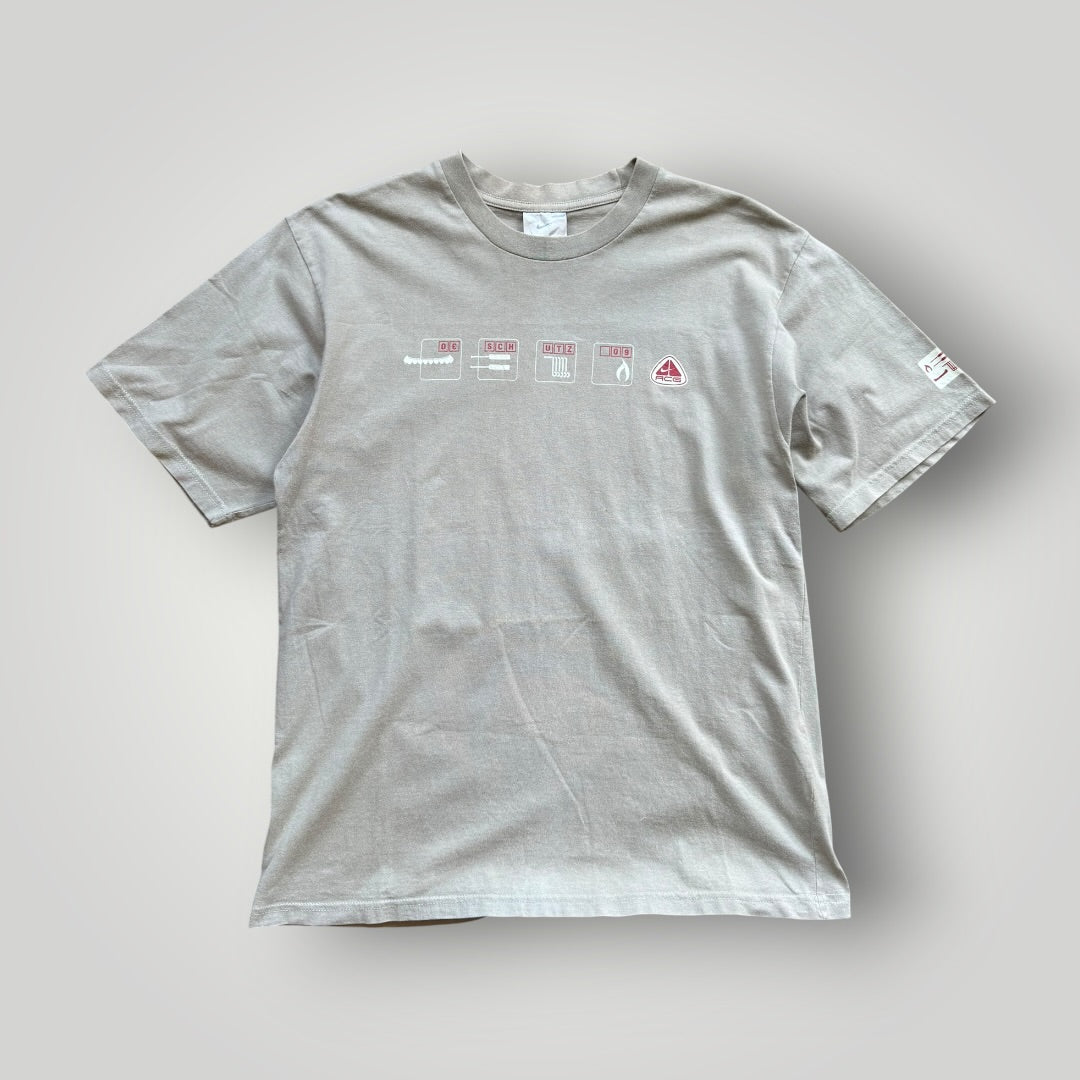 2000's Nike ACG Kayak Graphic T-Shirt M | O/S, Gray