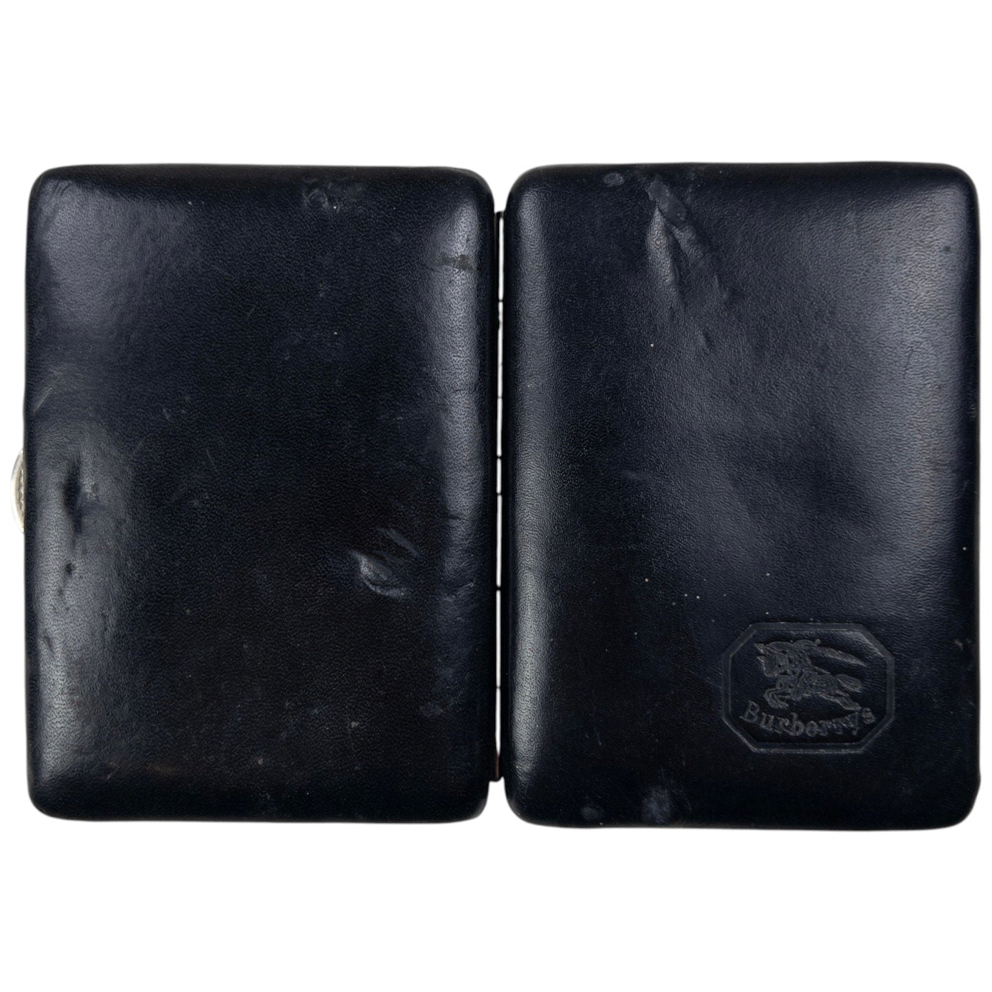 Vintage 90s Burberry Leather Cigarette Case