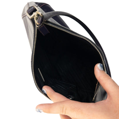 Vintage 2000s Prada Leather Shoulder Bag | O/S, Purple