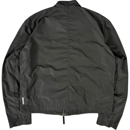 Armani Jeans 00's Dark Grey Cropped Multipocket Jacket XL | XL, Grey
