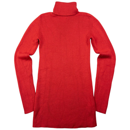 Vintage Yohji Yamamoto Knitted Wool Turtleneck Jumper Womens Size M