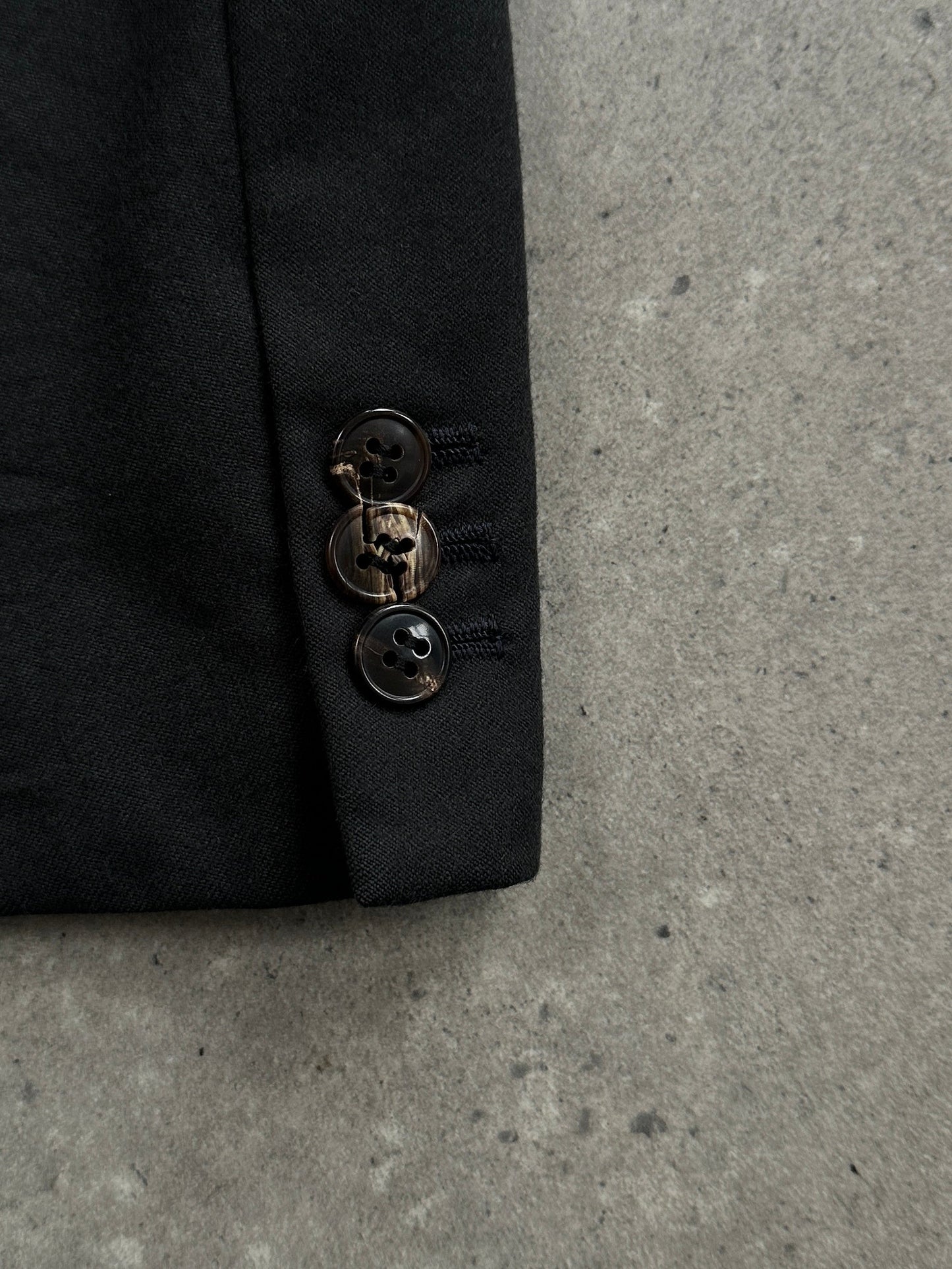 Japanese Vintage 1990s Pure Wool Straight Leg Suit - 40R/W26