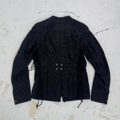 2000s prada sport moto jacket | Black, Black
