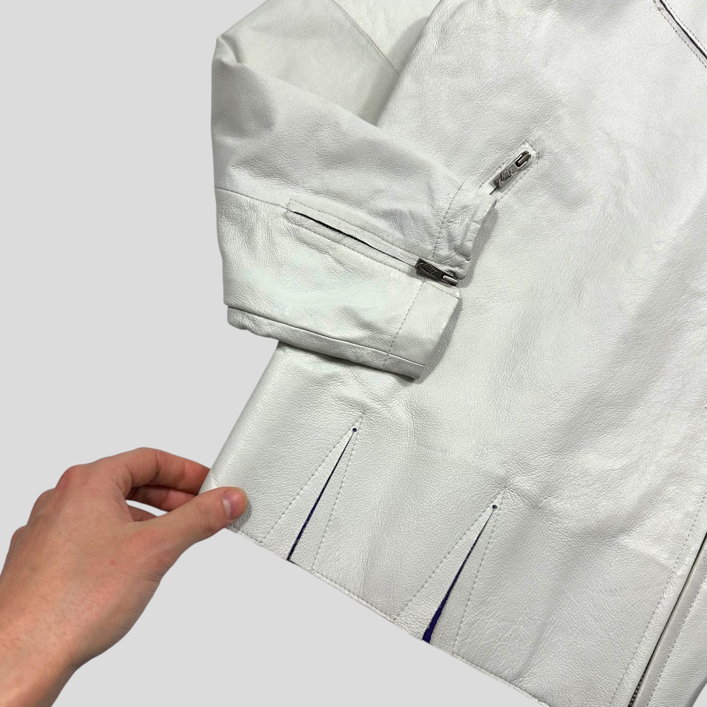 Nike 2007 Tony Spackman Articulated Slice Leather Jacket - L