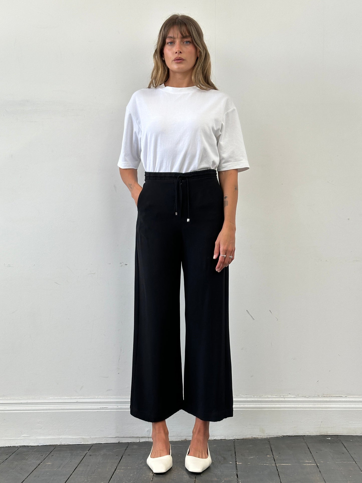 Max Mara ‘S Drawstring Wide Leg Trousers