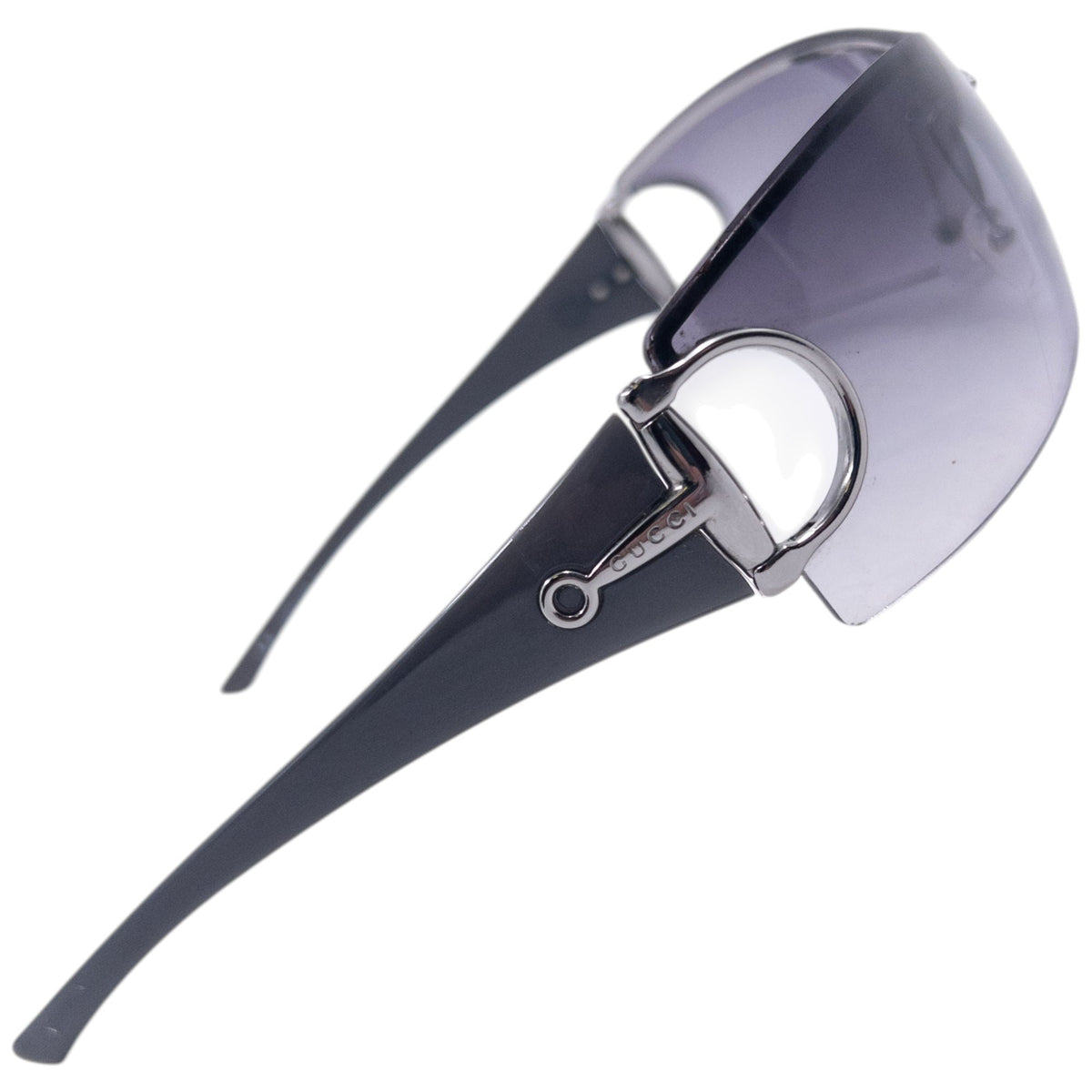 Vintage 2000s Gucci Horse Bit Sunglasses | O/S, Grey