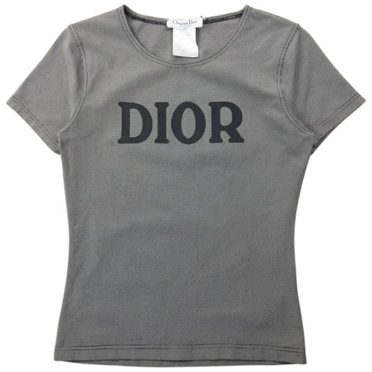 Vintage 2000s Dior Baby Doll T Shirt Womens Size M | Medium, Grey