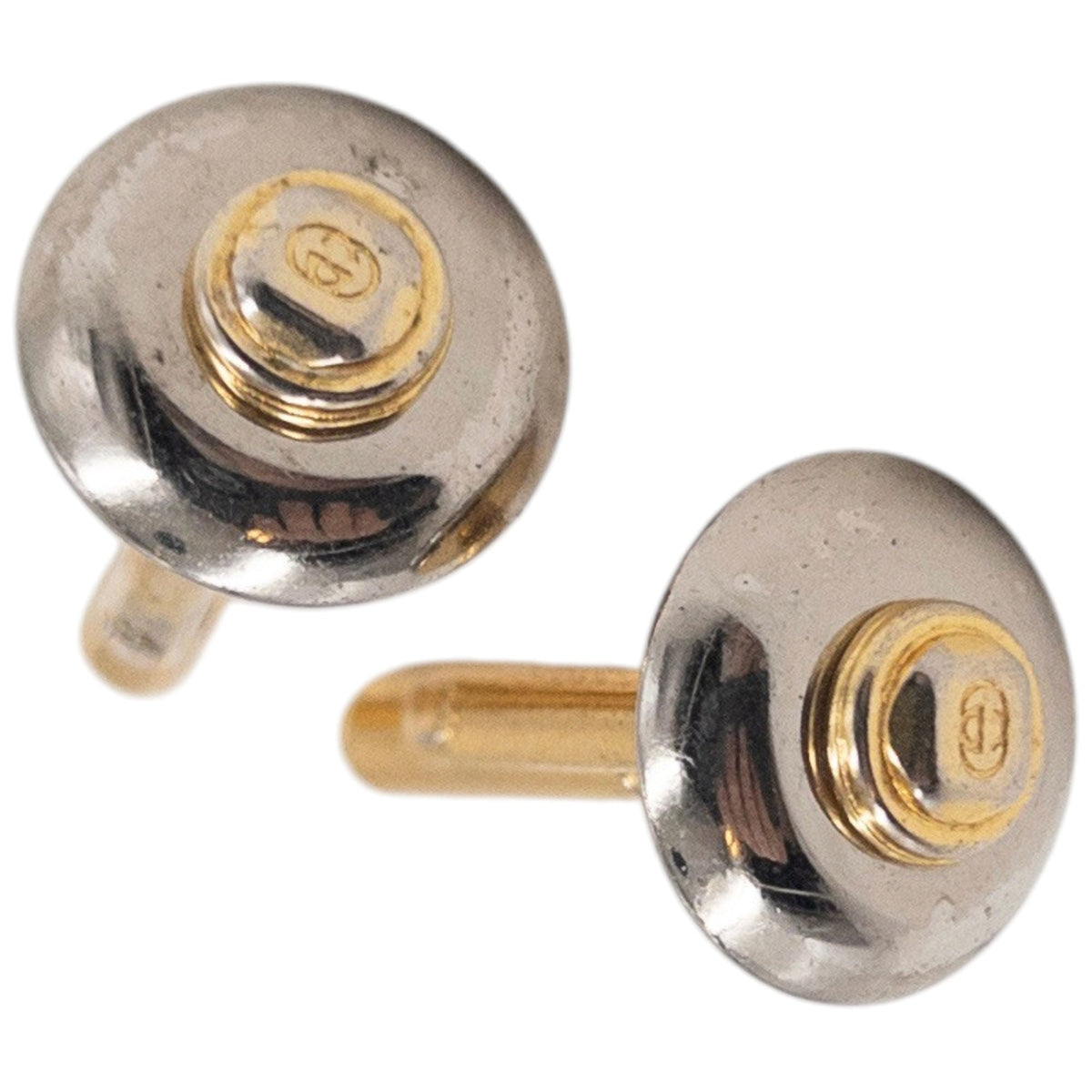 Vintage 90s Gucci Embossed Cufflinks | O/S, Multicoloured