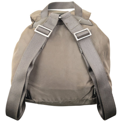 Vintage 2000s Prada Cargo Bucket Backpack | O/S, Grey
