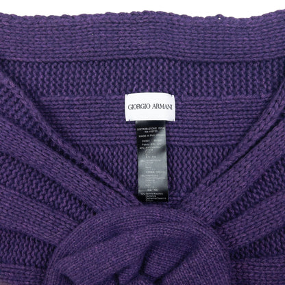 Vintage Giorgio Armani Knitted Wool Shawl