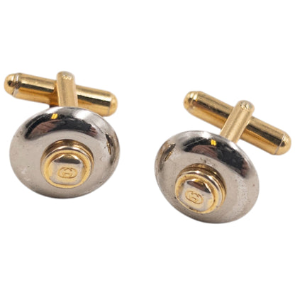 Vintage 90s Gucci Embossed Cufflinks | O/S, Multicoloured