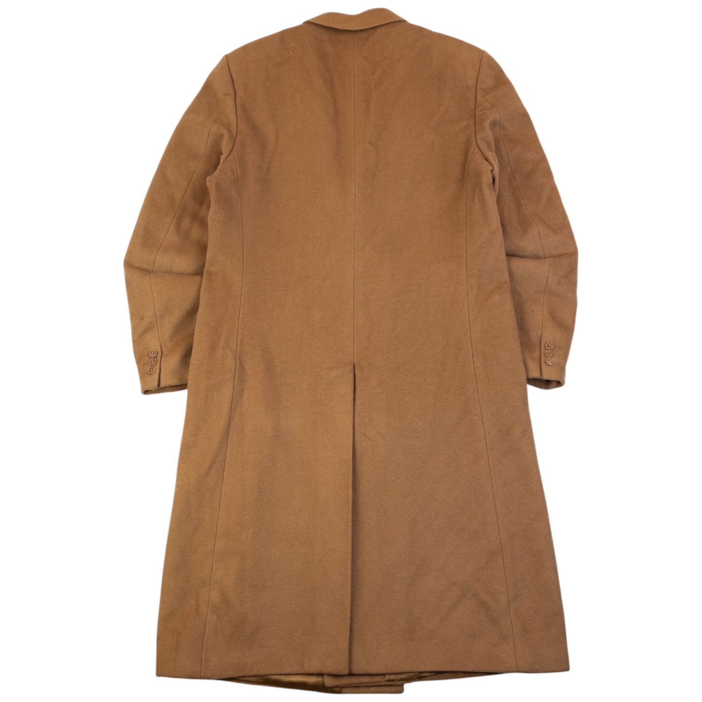 Vintage 80s YSL Yves Saint Laurent Longline Wool Jacket Size M | Medium, Brown