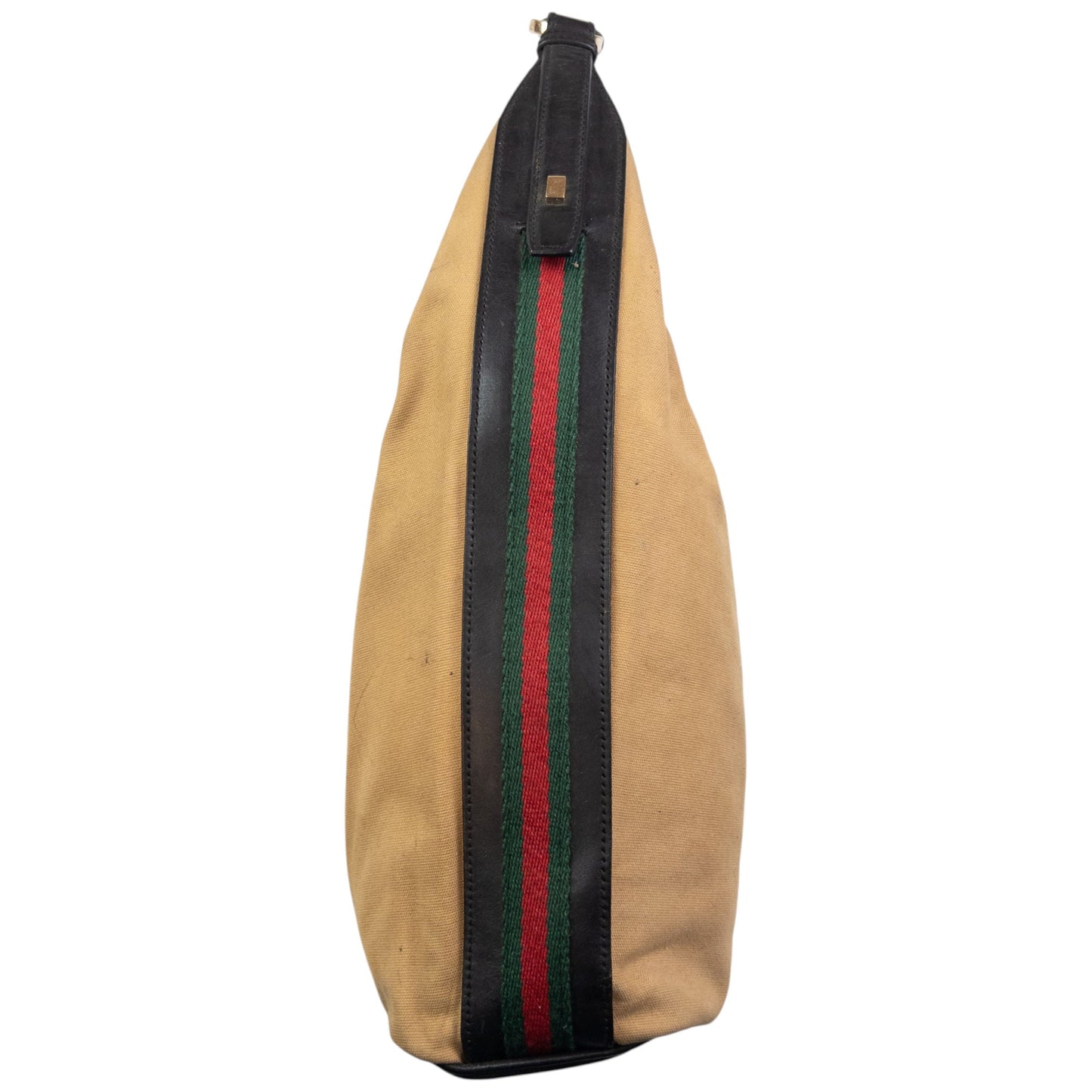Vintage Gucci Stripe Hobo Shoulder Bag