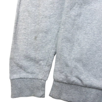 Vintage 2000s Stussy Troops Stripe Lined Zip Up Hoodie Size M | Medium, Grey