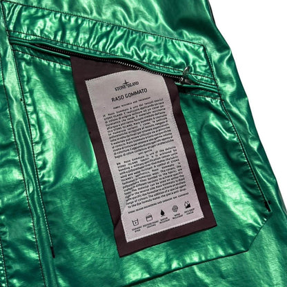 Stone Island Reversible Spaceman Jacket | Medium, Metallic Green, Brown