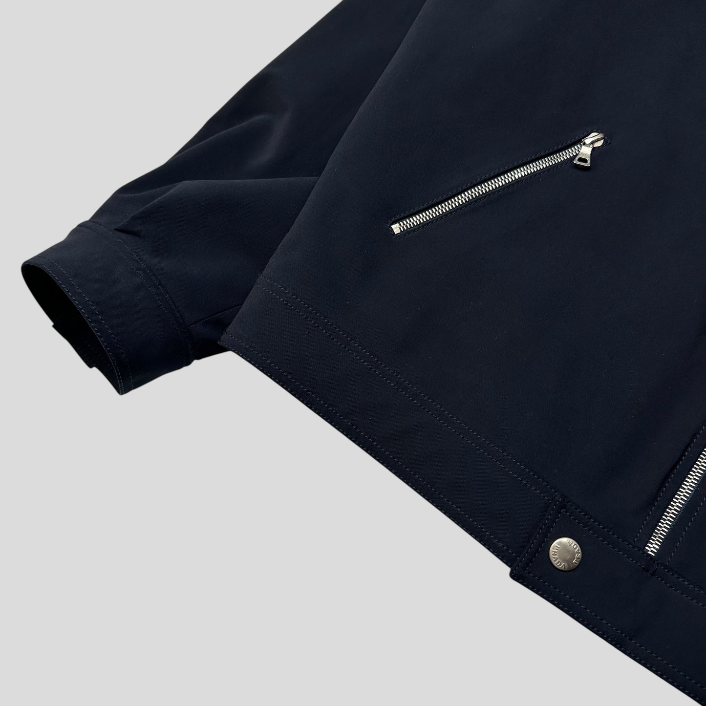 Prada Milano SS99 Nylon Boxy Blouson Smart Jacket - XL (M/L)