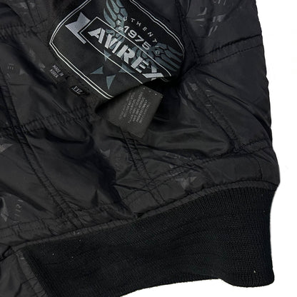 Avirex Reversible Wool & Nylon Jacket In Black ( XXL )