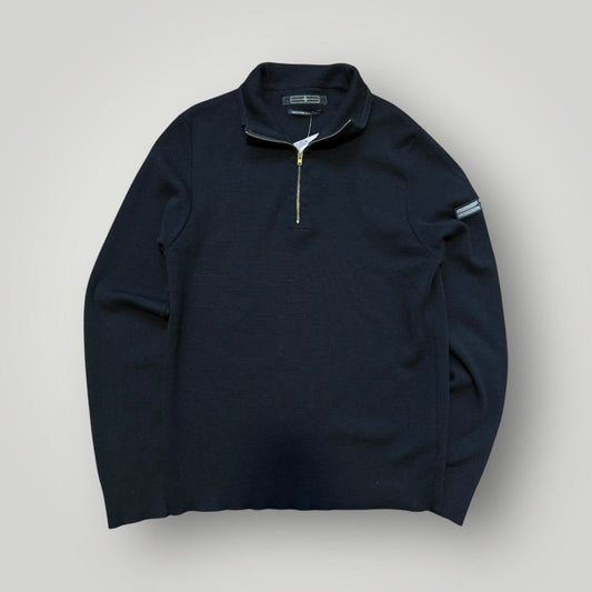 Stone Island Denims AW/08 Wool 1/4 Zip Knit L/XL