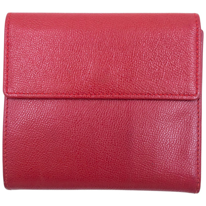 Vintage 90s YSL Yves Saint Laurent Leather Wallet | O/S, Red