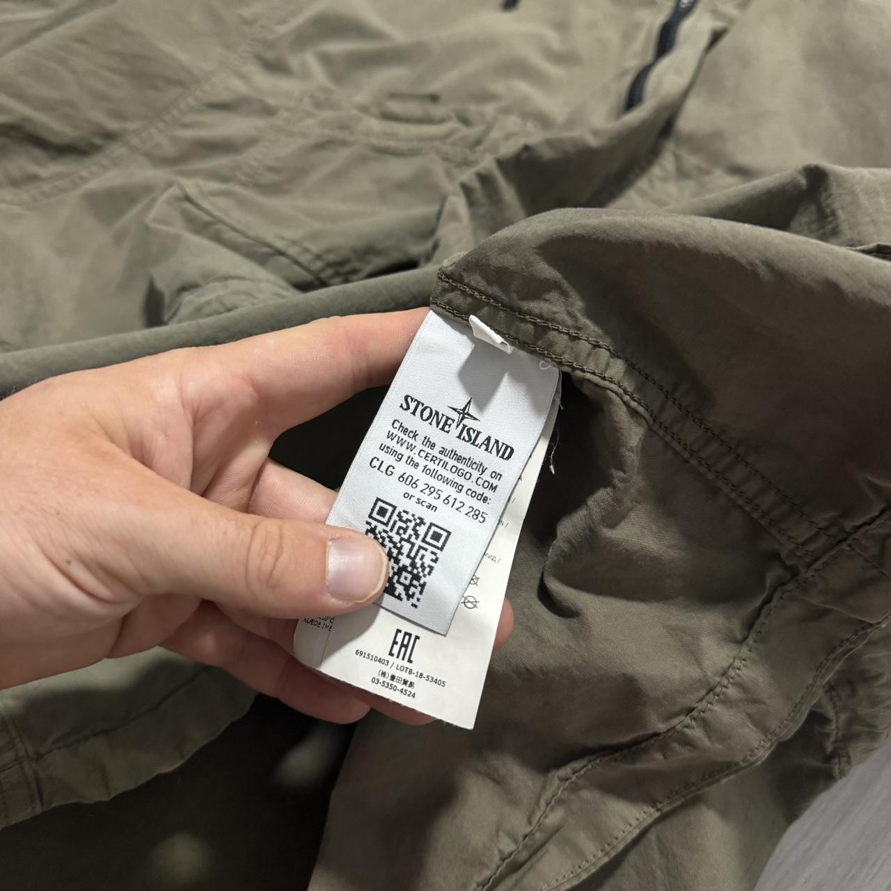 Stone Island Pullover Smock Jacket | XL, Olive