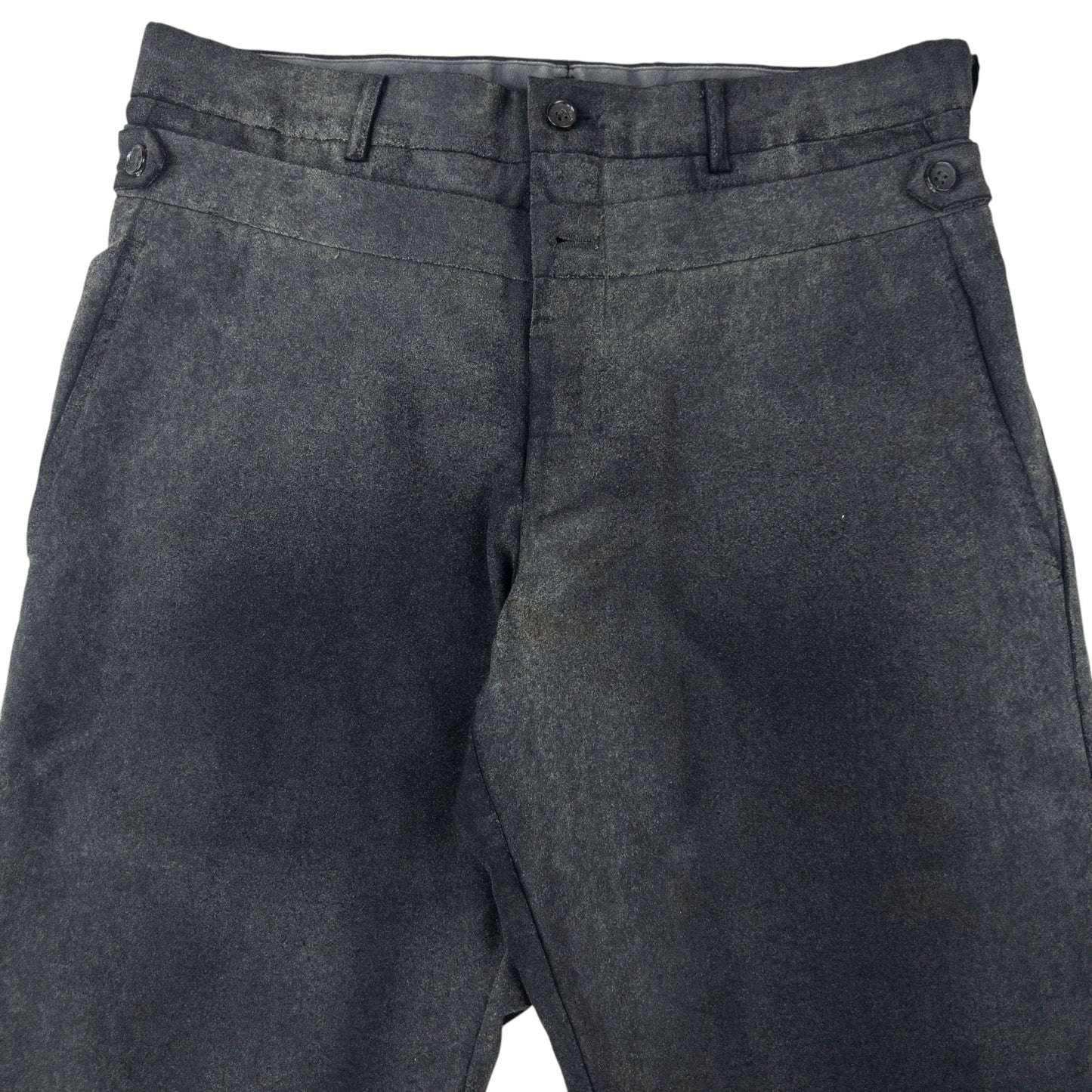 Vintage 2000s Comme Des Garçons HOMME Plus Double Waist Trousers Size W31 | W31, Grey