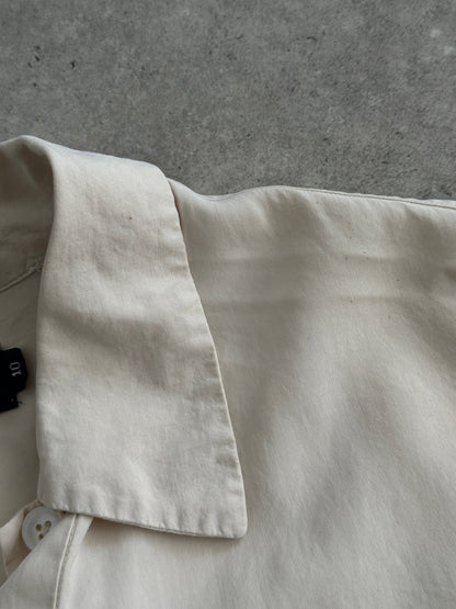 Ralph Lauren Pure Silk Short Sleeve Logo Polo Top - M