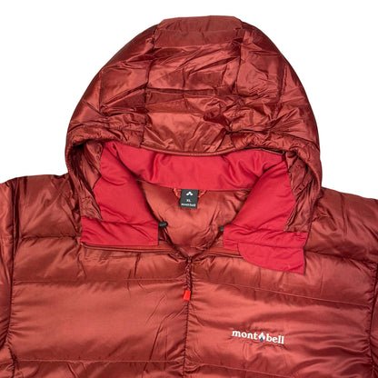 Montbell Light Alpine Down Puffer Jacket In Red ( XL )