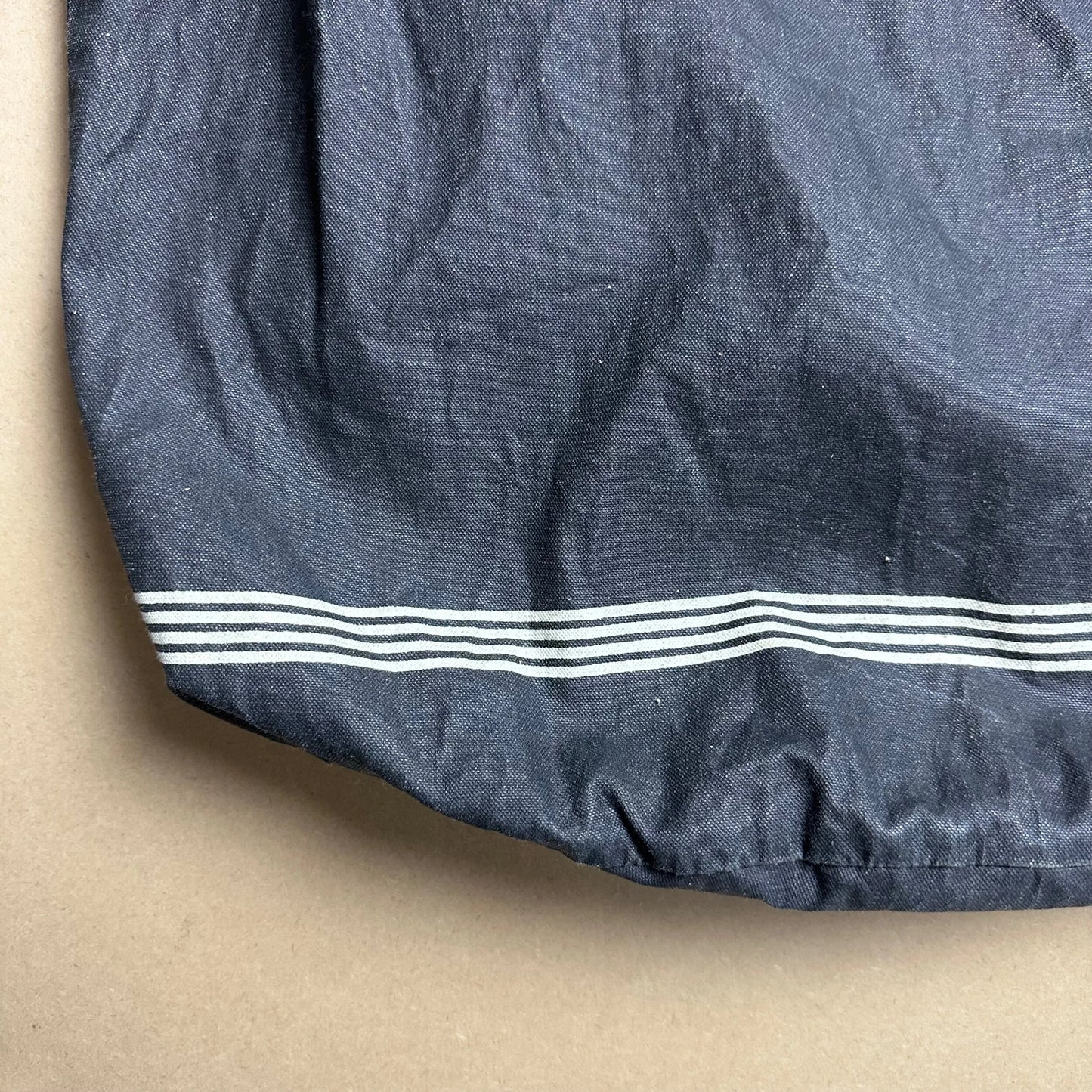 S/S 1986 Midnight Grey Sail Cloth Marina Duffle Sack