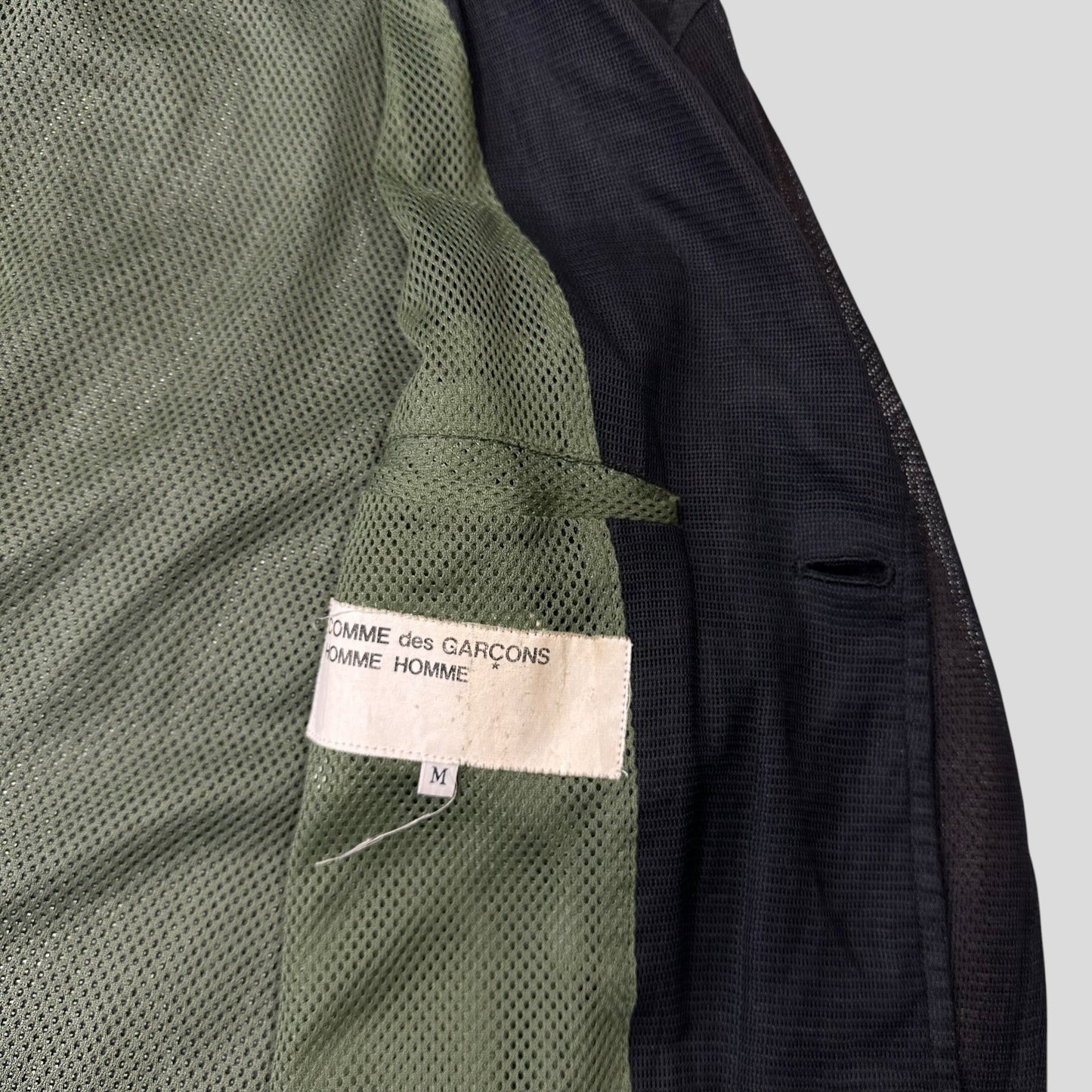 Comme Des Garçons Homme Homme 1998 Mesh Blazer Jacket - M