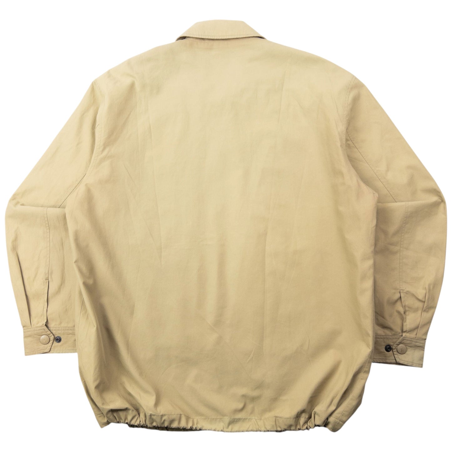 Vintage 90s YSL Yves Saint Laurent Harrington Jacket Size L | Large, Beige