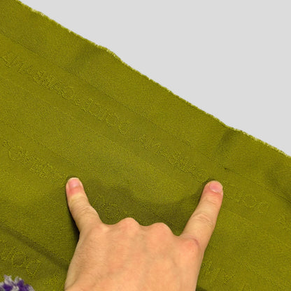 D&G 90’s Monogram Wool Scarf