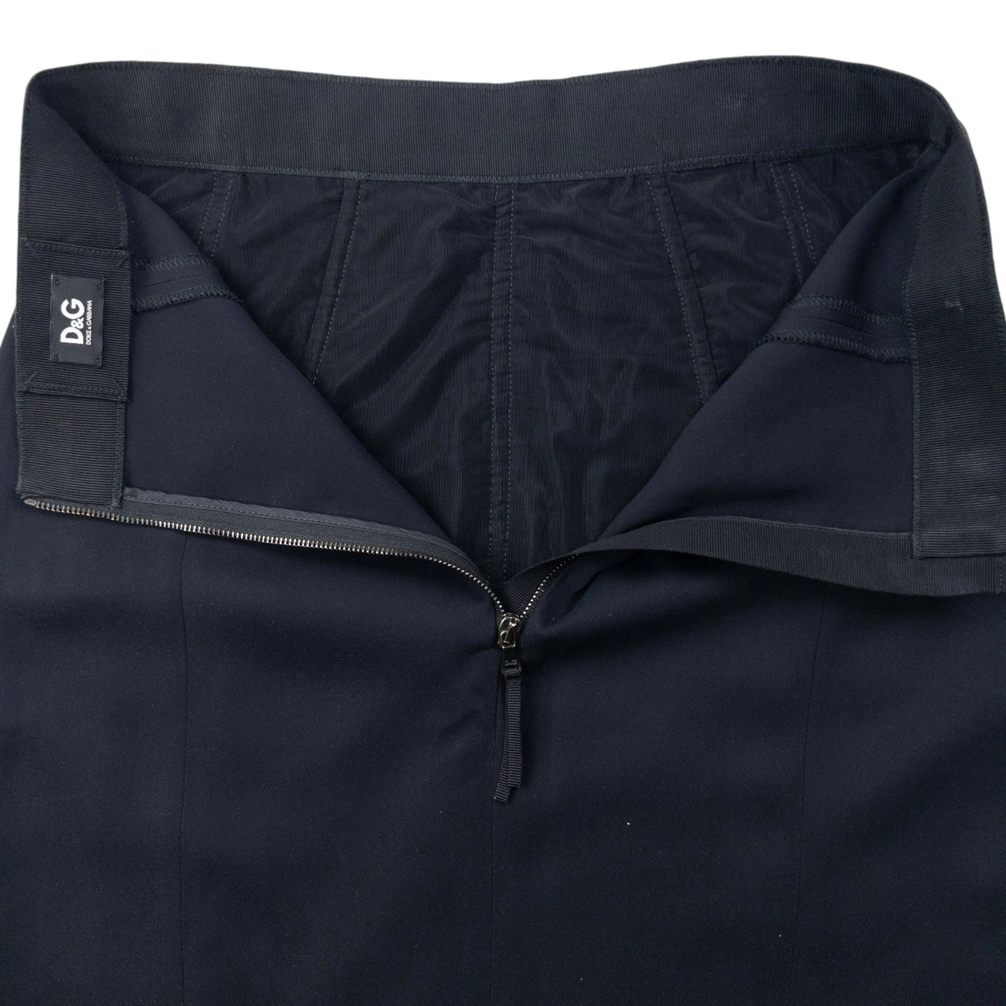 Vintage 2000s Dolce & Gabbana Ruched Skirt Womens Size W26 | W26, Black