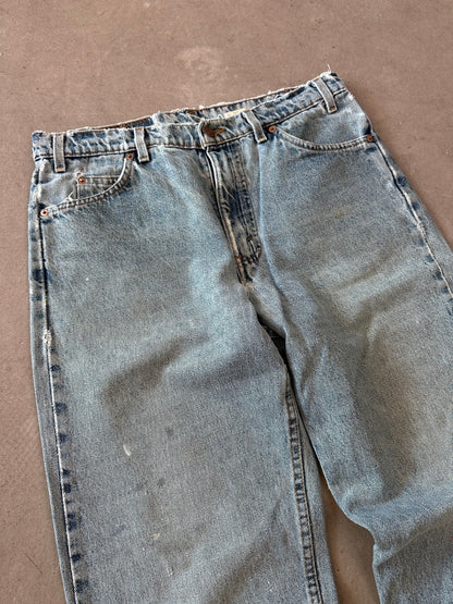 1997 Levis 550 Orange Tab Repaired Jeans - 34 x 32 | W34, Multicoloured