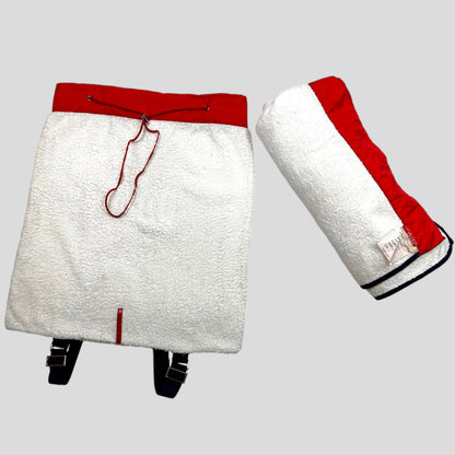 Prada Sport 00’s Technical Backpack + Towel Set | O/S, Red