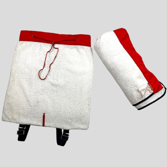 Prada Sport 00’s Technical Backpack + Towel Set | O/S, Red