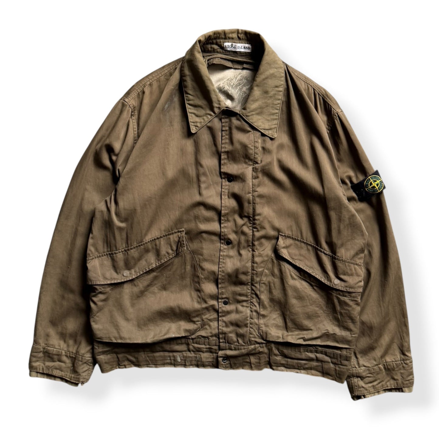 AW2001 Stone Island Raso Gommato Jacket (L) | Default Title, Multicoloured