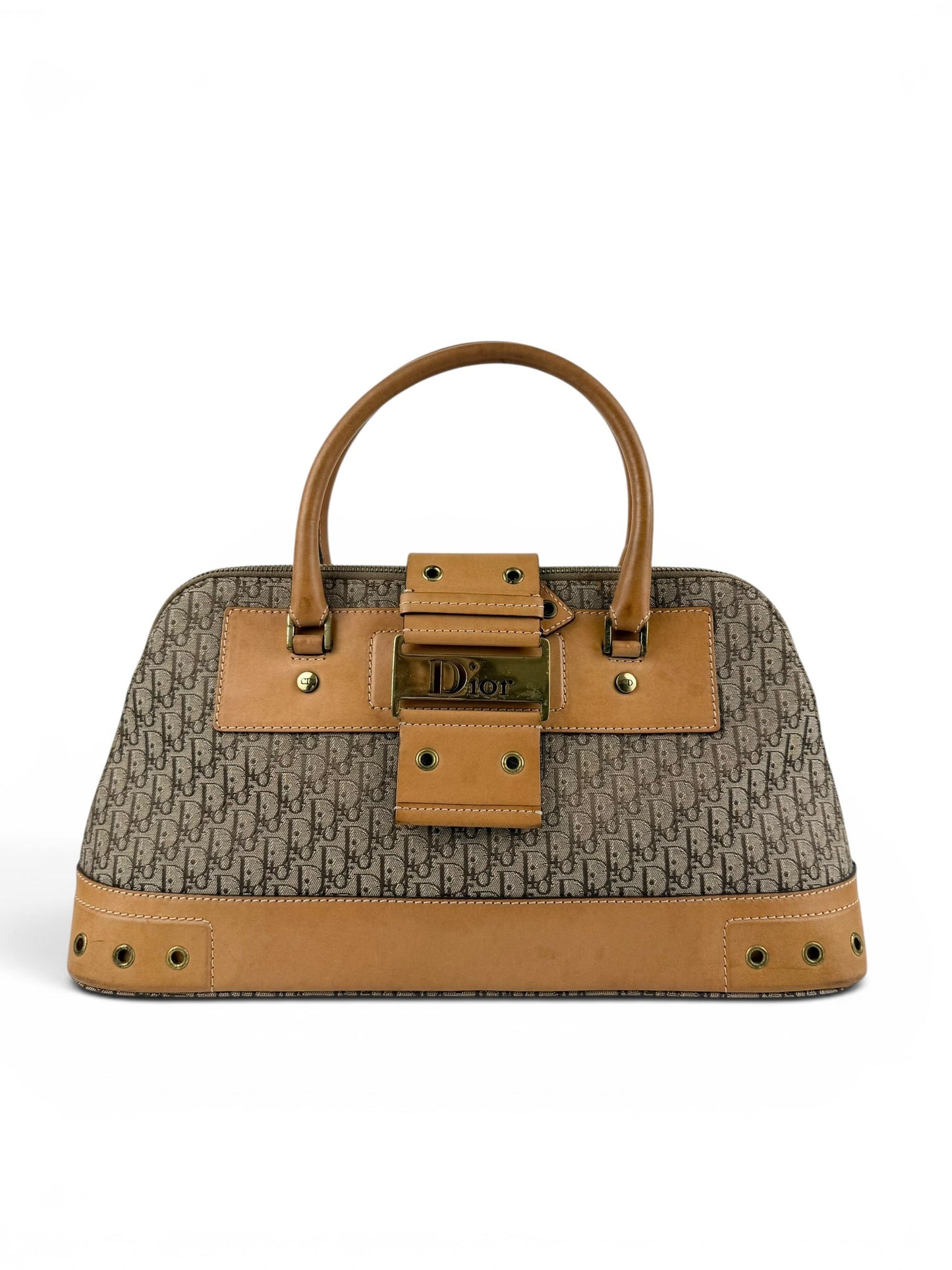 Vintage 2002 Christian Dior Diorissimo Street Chic Handbag | O/S, Brown