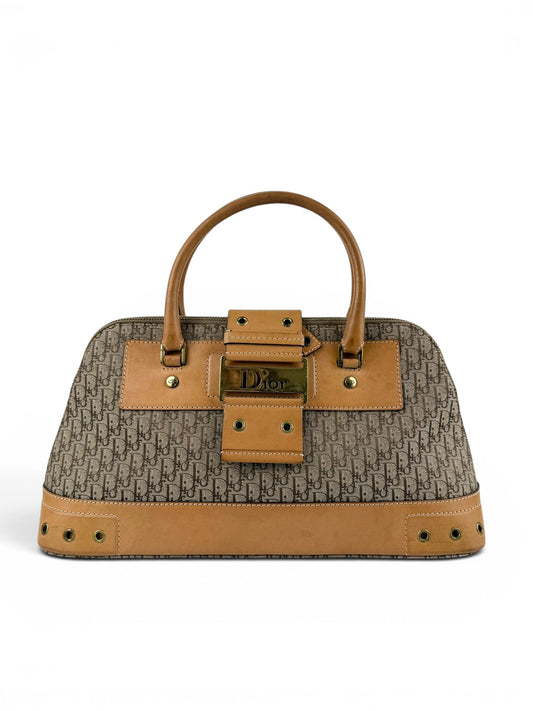 Vintage 2002 Christian Dior Diorissimo Street Chic Handbag | O/S, Brown