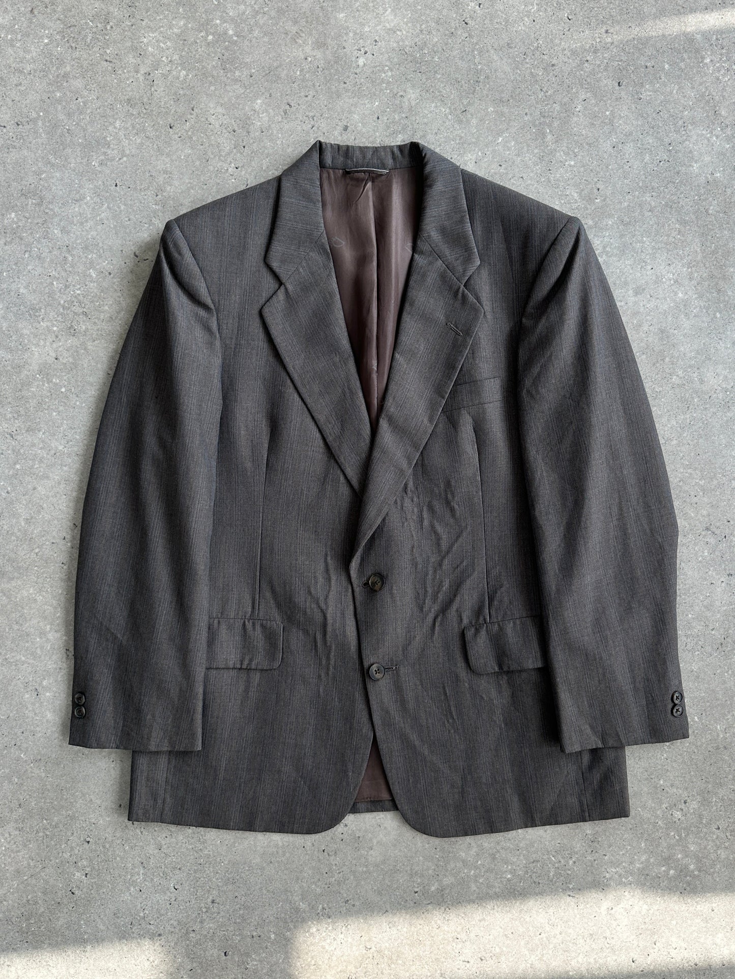 Christian Dior Monsieur 80s Stripe Single Breasted Blazer 38R/L