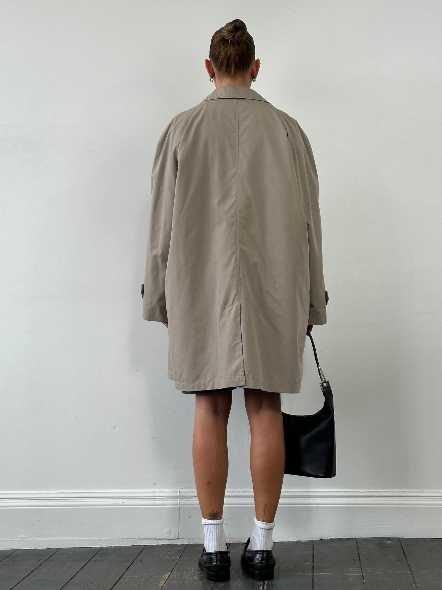 London Fog Cotton Single Breasted Trench Coat - XL