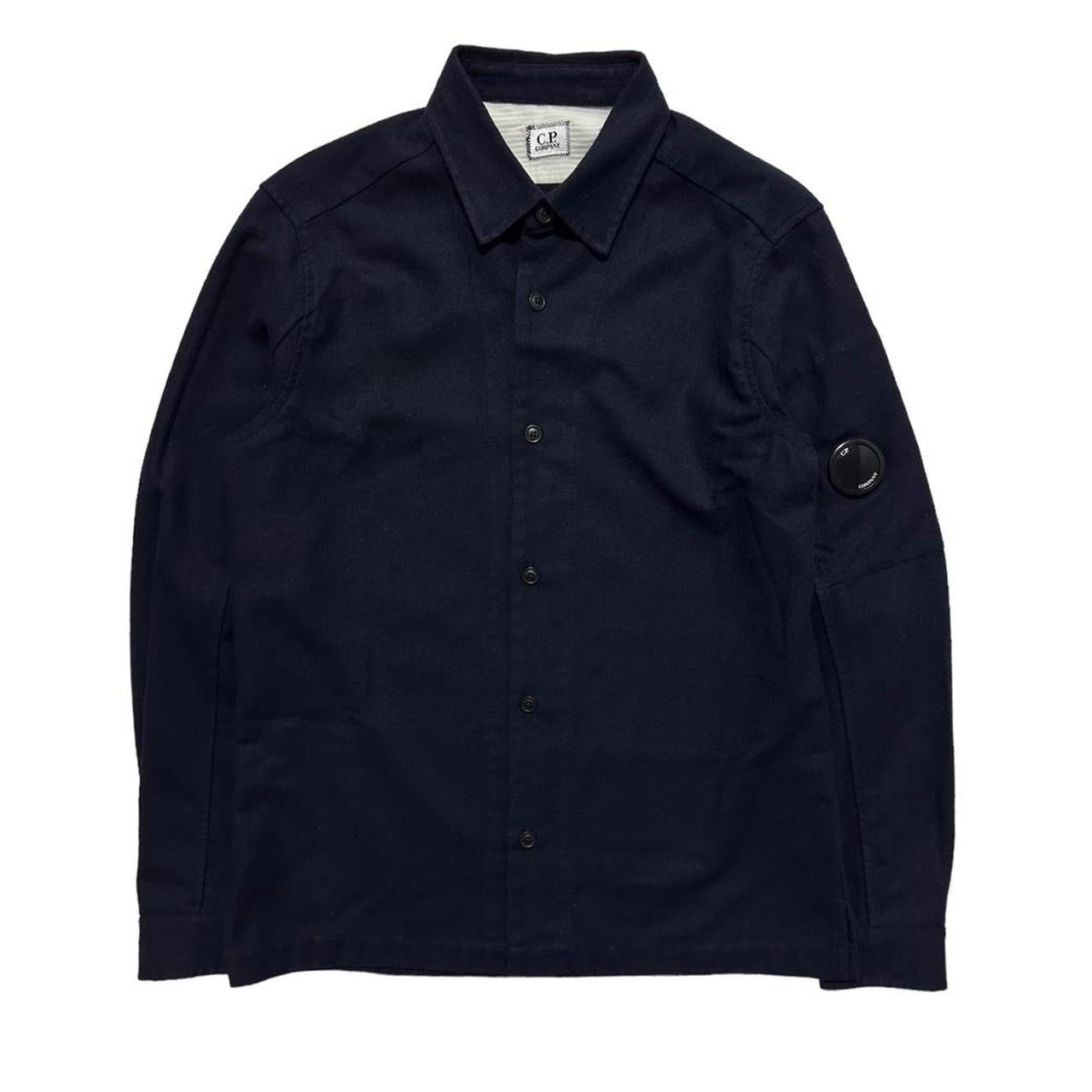 CP Company Navy Wool Overshirt